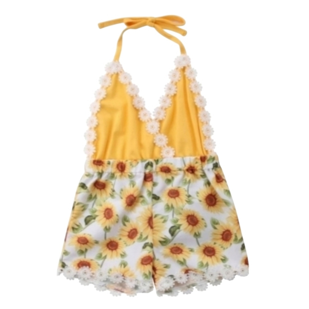 Toddler Sunflower Romper